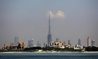 самый высокий в мире небоскреб  burj dubai  открылся 06.01.10